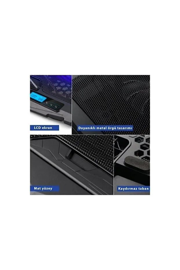 4 Adet Fanlı Ledli Lcd Kontrol Panelli 15